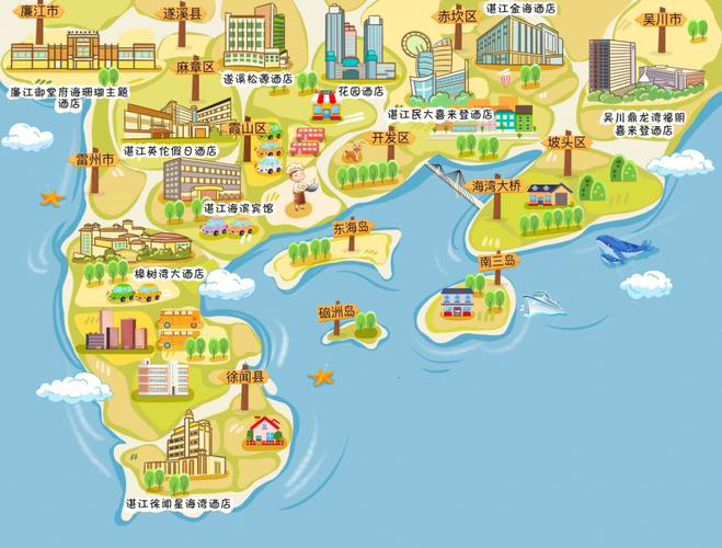 桦川手绘地图旅游的艺术指南